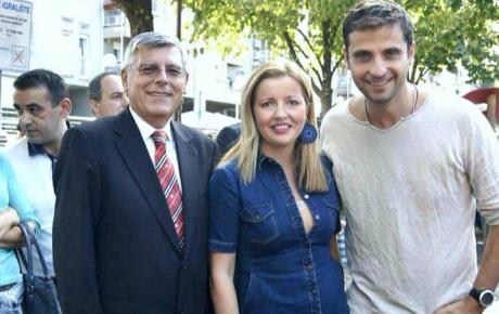 (slijeva) Akademik Željko Reiner, Margareta Mađerić i glumac Robert Kurbaša