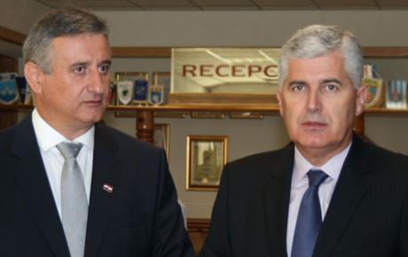 Dvojica predsjednika razgovarali su o političkoj i ekonomskoj situaciji u Hrvatskoj i BiH