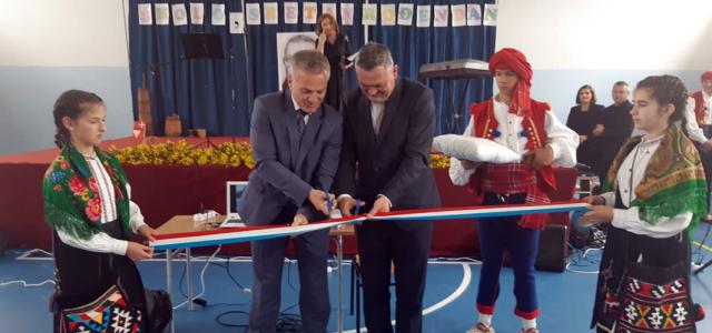 Otvorena sportska školska dvorana u Brišniku