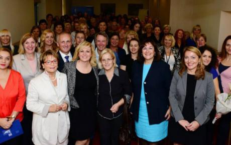 Buduća predsjednica RH o ženama u politici - do posljednjeg mjesta ispunjena dvorana
