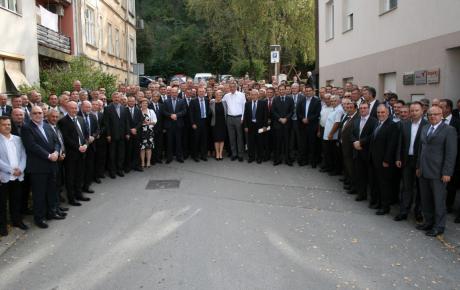 HDZ-ovi župani, gradonačelnici i načelnici s predsjednikom Karamarkom i budućom predsjednicom RH Grabar Kitarović 