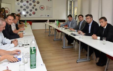Sa sastanka sa Savezom samostalnih sindikata Hrvatske (SSSH)