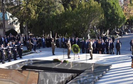 Na grobu prvog hrvatskog predsjednika dr. Franje Tuđmana