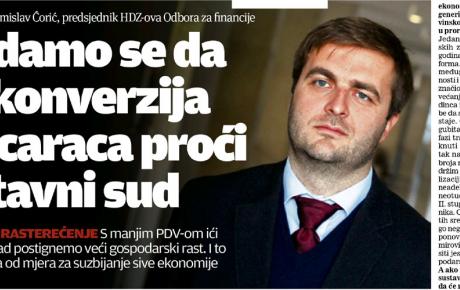 Iz današnjeg Večernjeg lista